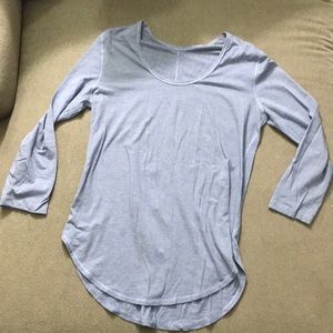 Navy & white 3/4 sleeve